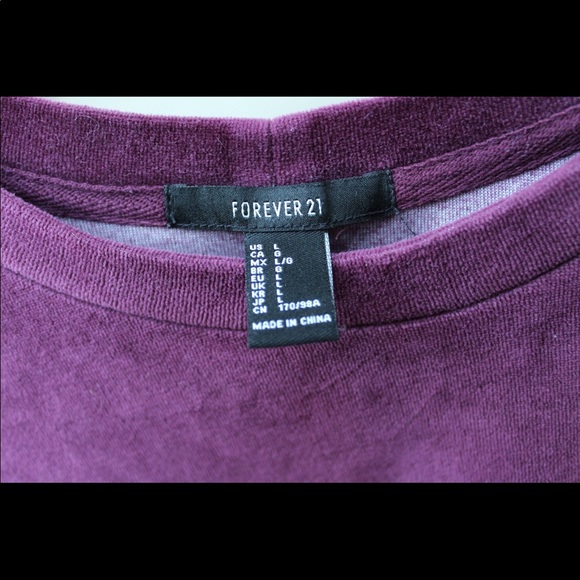 PURPLE VELVET SWEATER💜 - Picture 3 of 3